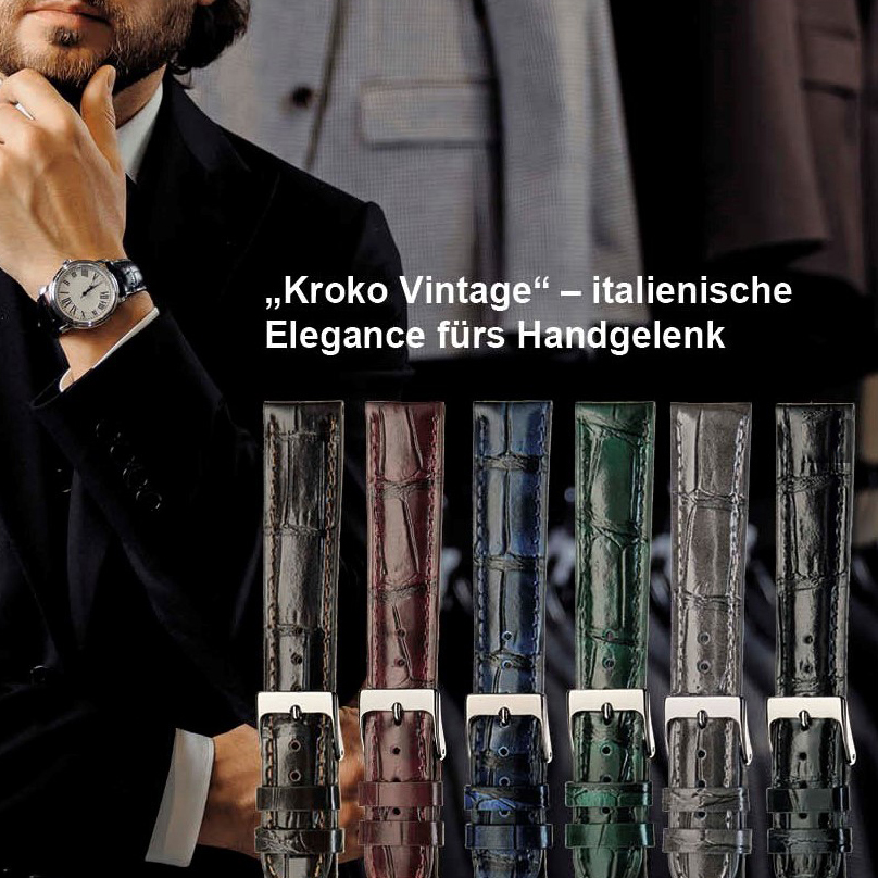 Lederarmbänder für Armbanduhren
